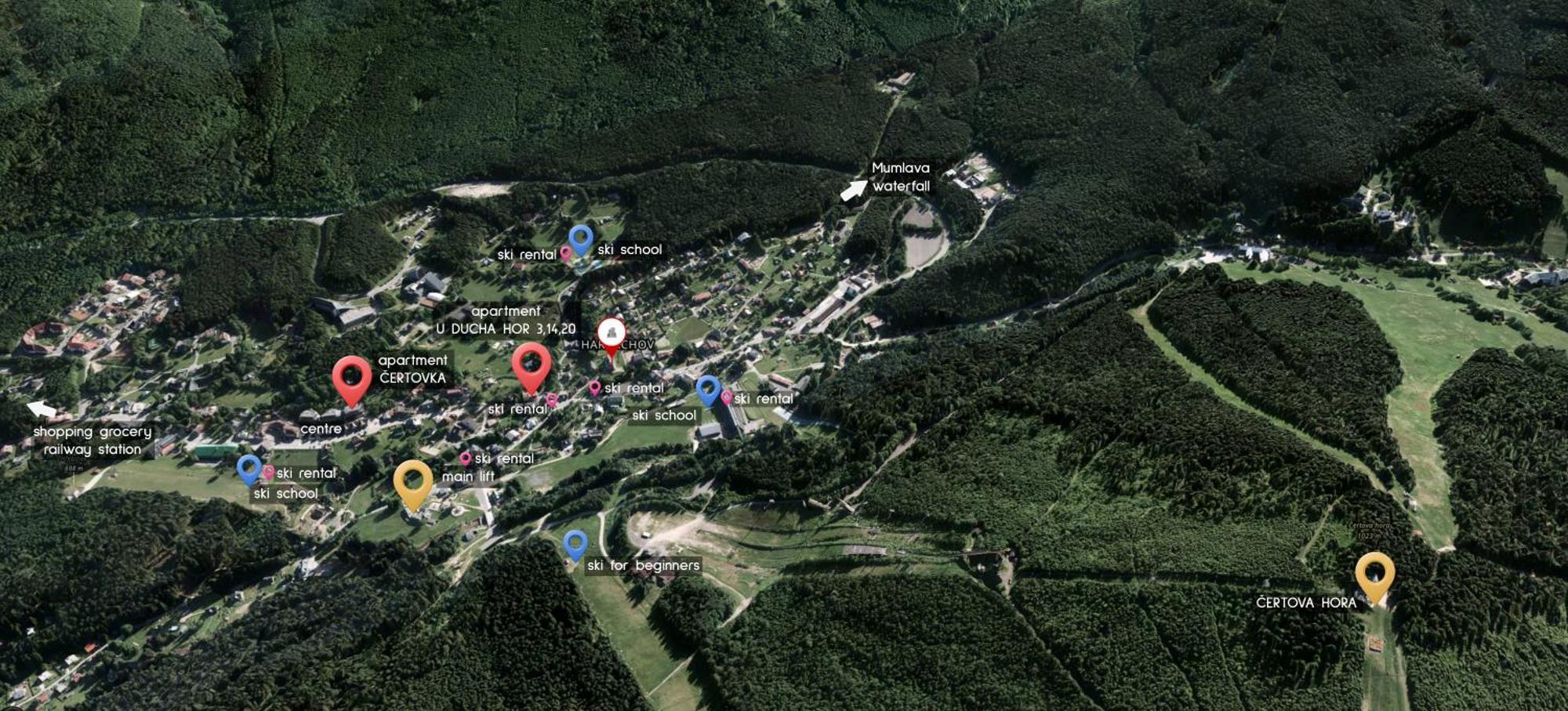 Enjoyharrachov - Atraktivni Slunne Studio Certovka V Centru Harrachova S Garazovym Parkovanim, Wifi-Wlan, Sat, Herni Konzoli, Netflix Zdarma A Nejkrasnejsim Vyhledem Na Certovu Horu S Arealem Skokanskych Mustku A Sjezdovku Zewnętrze zdjęcie